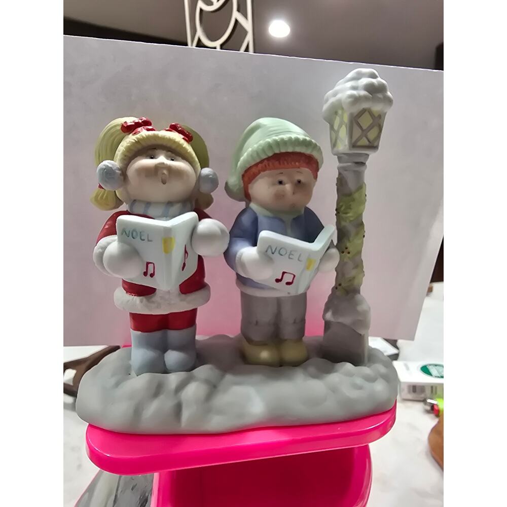 Vintage Cabbage Patch Kids 1984 Porcelain Ceramic Christmas Figures